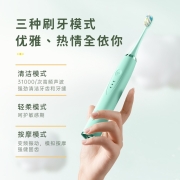 博皓（prooral）电动牙刷 T09云感系列 成人充电式声波电动牙刷 棉云粉