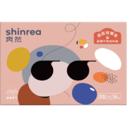 爽然shinrea超薄干爽拉拉裤XXXL56片*4件