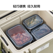 乐扣乐扣本色保鲜盒304不锈钢食品收纳盒冰箱密封盒水果便当盒