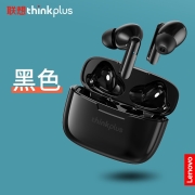 联想（Lenovo） thinkplus蓝牙耳机XT90无线TWS游戏无延迟入耳式运动跑步超长续航 【黑色】XT90蓝牙耳机