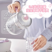 小熊（Bear）恒温调奶器0.8L 温奶器 养生壶 恒温电热水壶 冲泡奶粉机 暖奶热奶迷你玻璃水壶TNQ-A08C1
