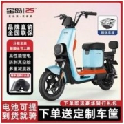 BODO 宝岛电动车 N5系列 电动自行车 TDT1794Z 48V15Ah锂电池 象牙白