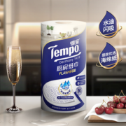 88VIP！Tempo 得宝 厨房卷纸 3层88节1卷