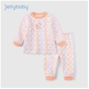 jellybaby 杰里贝比 儿童秋冬新款女童秋衣秋裤小男孩内衣套装女宝宝睡衣春秋