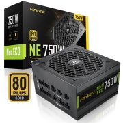 安钛克 Antec NE750金牌全模组/7年换新/全日系电解电容/寿命更持久/支持风扇启停/双8pin电脑主机电源750W