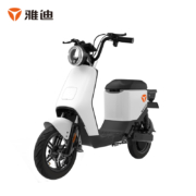 雅迪（yadea）电动车DN2新国标电动自行车48V12AH铅酸长续航两轮电动车成人通勤小型轻便电瓶车 新塔夫绸白