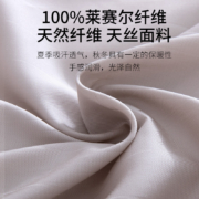 慕思家纺进口天丝四件套床上用品被套床单可水洗可机洗高级感套件