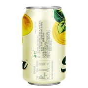 名仁 苏打水汽水 无糖柠檬味气泡水 汽水汤力水饮料 330ml*24罐 整箱装