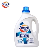 花王洁霸（ATTACK）抗菌除螨无磷洗衣液2kg