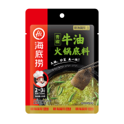 京喜:海底捞 火锅底料经典麻辣青椒牛油150克/袋