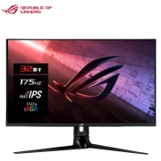 华硕ROG 32英寸电竞显示器游戏显示器2K 175Hz刷新率G−SYNC兼容1MS响应Fast-IPS HDR600 PG329Q超神 32 2k