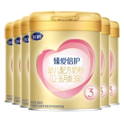 【店铺新客赠送小厅】飞鹤奶粉3段臻爱倍护超级飞帆3段幼儿配方奶粉含乳铁蛋白水解工艺300g*6罐装