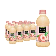 美汁源 Minute Maid 汁汁桃桃 桃汁饮料 300ml*12瓶 整箱装 可口可乐出品 新老包装随机发货