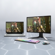 外星人（ALIENWARE）24.5英寸 电竞显示器 Fast IPS 240Hz 1ms FreeSync兼容 G-SYNC 游戏高刷屏 AW2521HFL