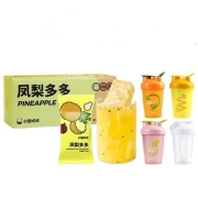 天猫U先：水獭吨吨 超即溶水果茶 凤梨多多 单杯*1  送摇摇杯