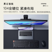 小米（MI） 有线机械键盘电脑笔记本游戏办公即插即用键盘青轴104全键位 xiaomi有线机械键盘 青轴