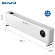 大宇（DAEWOO） 踢脚线取暖器/电暖气/电暖器 家用浴室石墨烯速热加湿电暖风低噪对流暖气片烤火炉 石墨烯踢脚线-APP款