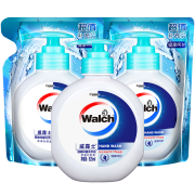 PLUS会员：Walch 威露士 健康洗手液3件套 抑菌99.9% 瓶装525ml+袋装525ml*2袋