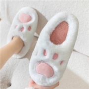 奥晋 卡通猫爪棉拖鞋 36-41码