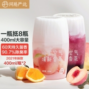网易严选 浴室香氛空气清新剂400ml*2 浴室厕所卫生间卧室车载香氛除臭剂 白桃+葡萄【老爸评测抽检通过】