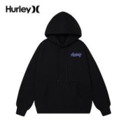 Hurley 国际大牌加绒加厚卫衣情侣2022新款秋冬季连帽外套男女衣服