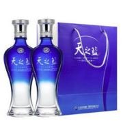 YANGHE 洋河 天之蓝 42度375mL*2瓶 绵柔白酒