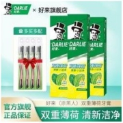 DARLIE 好来 原黑人)牙膏双重薄荷味120g清新口气含氟防蛀品牌官方