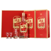88VIP：五粮液 尖庄红优礼盒装 白酒500mL*2瓶带酒具