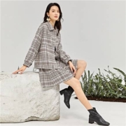DUIBAI 对白 女子短款呢大衣外套 ADN005Q