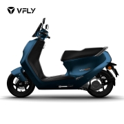 雅迪VFLY电动车G100 MAX高速电摩72v汽车级锂电6000W电机强动力高端智能电瓶车 72V20Ah*2 锂电-炫光蓝绿-车架终身质保