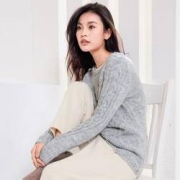 JEANSWEST 真维斯 3G特织圆领长袖毛线衫