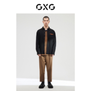 GXG男装 简约基础科技蓄热百搭长袖衬衫 2022年冬季新品