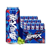 雪花啤酒（Snowbeer）9度 勇闯天涯 superX 500ml*12听整箱装