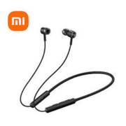 MI 小米 Line Free 入耳式颈挂式双动圈无线蓝牙耳机 黑色