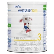 PLUS会员: 佳贝艾特（kabrita）悦白系列 婴幼儿羊奶粉 3段400g *4件