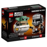 LEGO 乐高 BrickHeadz方头仔系列 75317 曼达洛人与尤达宝宝
