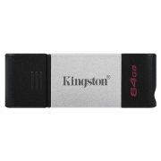 金士顿（Kingston） u盘 Type-C接口 手机闪存盘投标 DT80 64G（读速高达200MB/s）