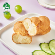 康麦农 酸奶爆浆夹心麻花面包 500g
