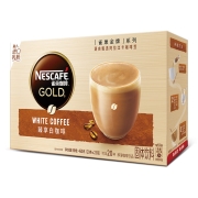 雀巢（Nestle）咖啡 金牌馆藏  臻享白咖啡 速溶奶咖 冲调饮品 23gX20条