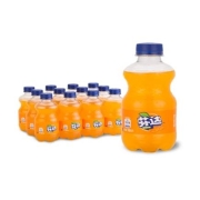 京东特价、限地区:芬达 橙味汽水 300ml*12瓶