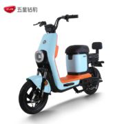 五星钻豹电动车 新国标13A黑金电池50km长续航电动自行车B5