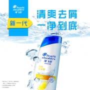 海飞丝洗发水清爽去油洗发水控油400g（持久去屑清爽柔润）柠檬香男士洗发水女士洗发水洗发露洗头膏