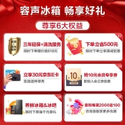 容声(Ronshen)【离子净味系列】325升变频一级能效法式多门四门冰箱家用风冷无霜超薄BCD-325WD16MP母婴空间