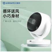 AIRMATE 艾美特 循环扇小型台式空气循环扇办公室桌面迷你遥控风扇CA15-R27
