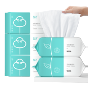 oeiez 欧亿姿 纯棉洗脸巾加厚 100抽*3包 *4件