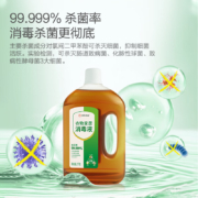 京东京造 消毒液 2kg×2瓶 消毒水 杀菌率达99.999% 含PCMX4.3-5.3% 衣物地板玩具宠物用品环境等多用途可用