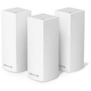 LINKSYS 领势 WHW0303 三频2200M 千兆Mesh分布式无线路由器 WiFi 5 三个装 白色