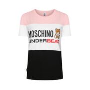 MOSCHINO 女士拼接印花T恤 1915 9003
