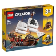 LEGO乐高积木 创意百变 31109三合一海盗船 9岁+男女孩生日礼物成人拼搭益智玩具儿童节礼物