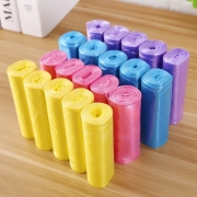 亲子会员:番茄炒蛋 彩色平口新料垃圾袋1卷20只装＊3件